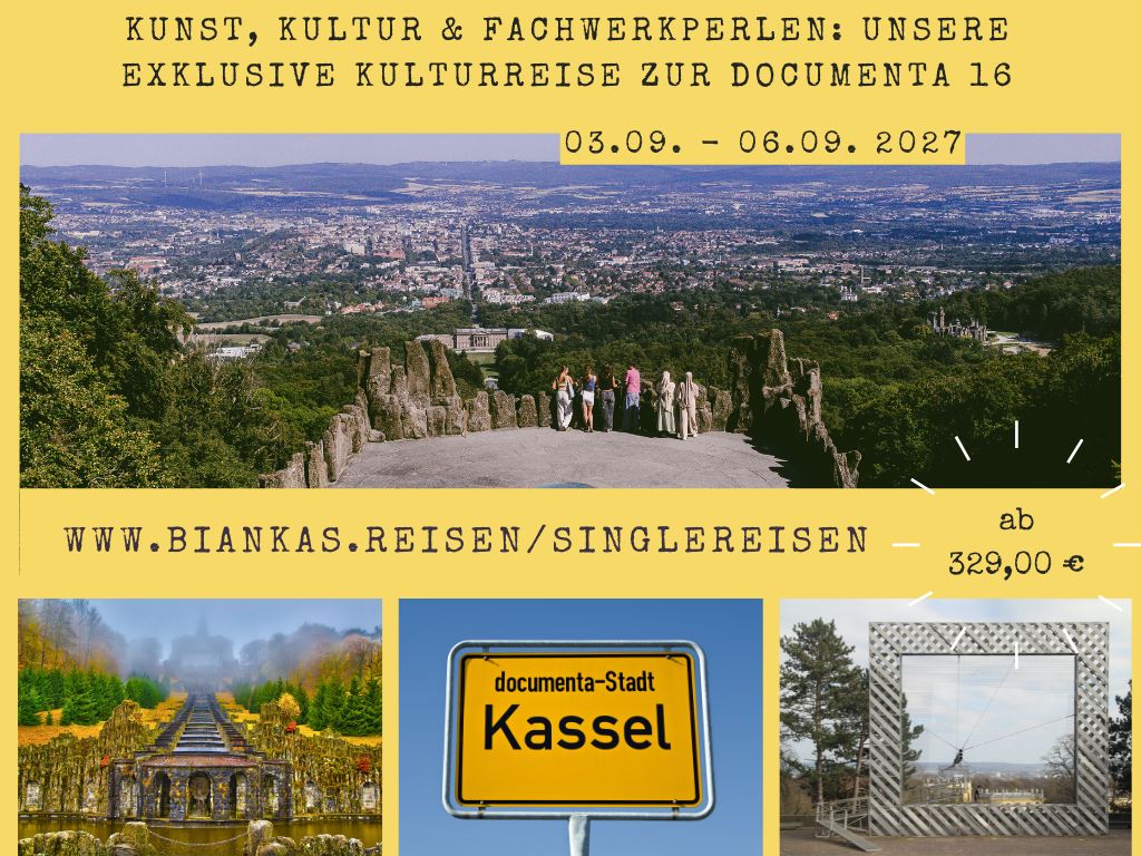 Kunst, Kultur &amp; Fachwerkperlen: Unsere exklusive Kulturreise zur documenta 16 (2027)