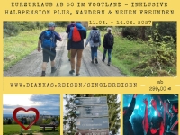 Kurzurlaub ab 50 im Vogtland – Inklusive Halbpension Plus, Wandern, Tanzen &amp; neuen Freunden