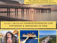 8 Tage Ostseeflair im Advent in Binz mit Singles ab 50